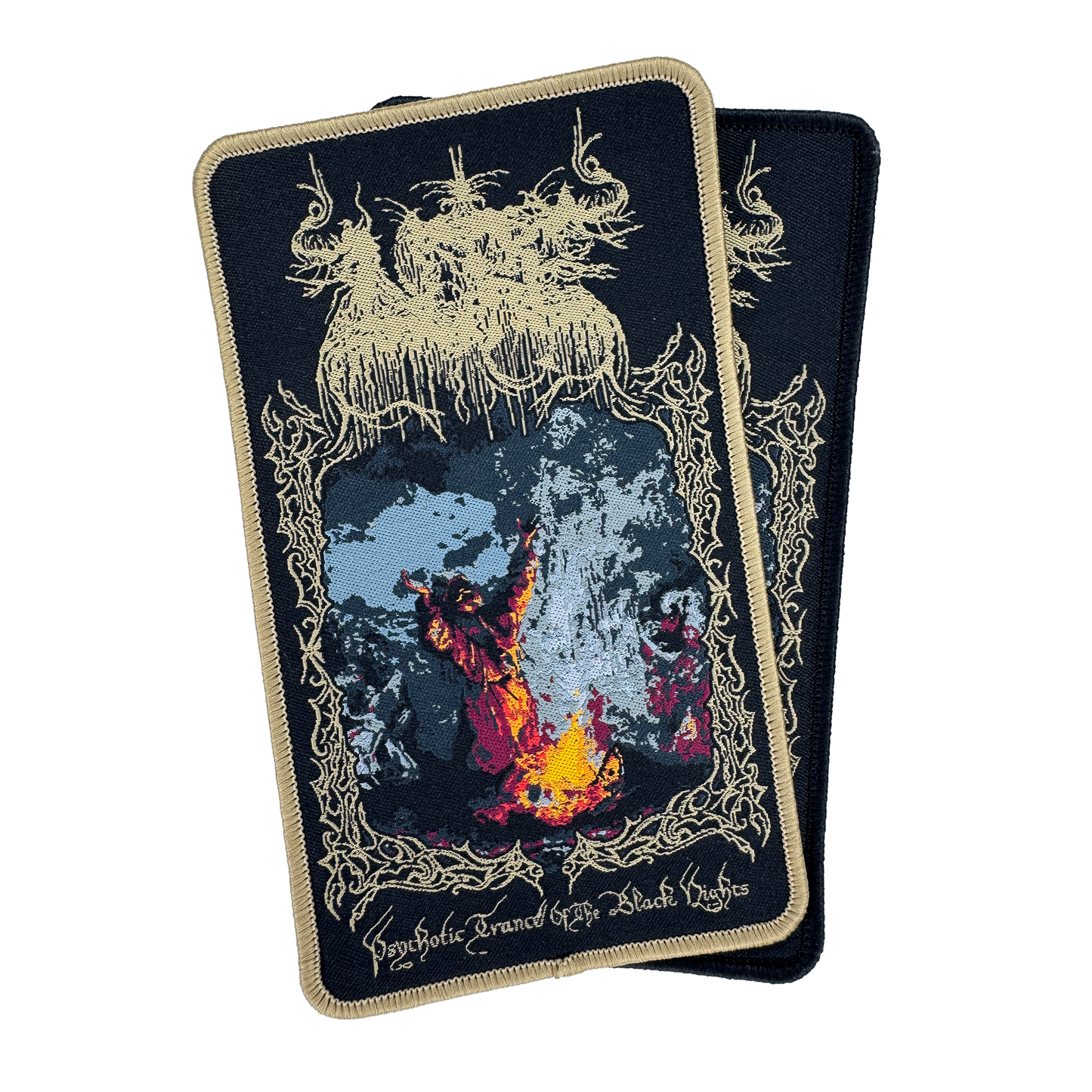Temporal Dimensions Patches Lore Psychotic Trance of the Black Nights Woven Patches