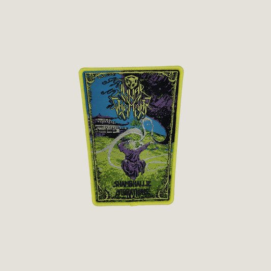 Temporal Dimensions Patches Lunar Chamber Shambhallic Vibrations Yellow Border Woven Patch