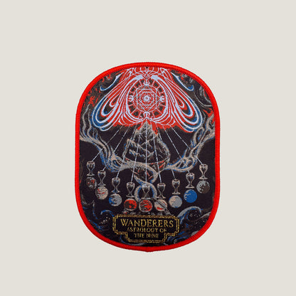 Temporal Dimensions Patches Mare Cognitum & Spectral Lore Wanderers Astrology of the Nine Orange Border Woven Patch