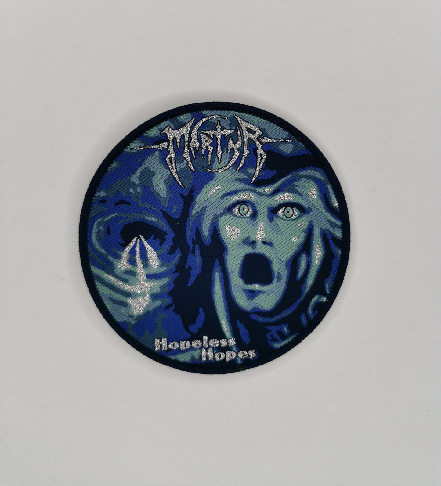 Temporal Dimensions Patches Martyr Hopeless Hopes Dark Blue Border Woven Patch
