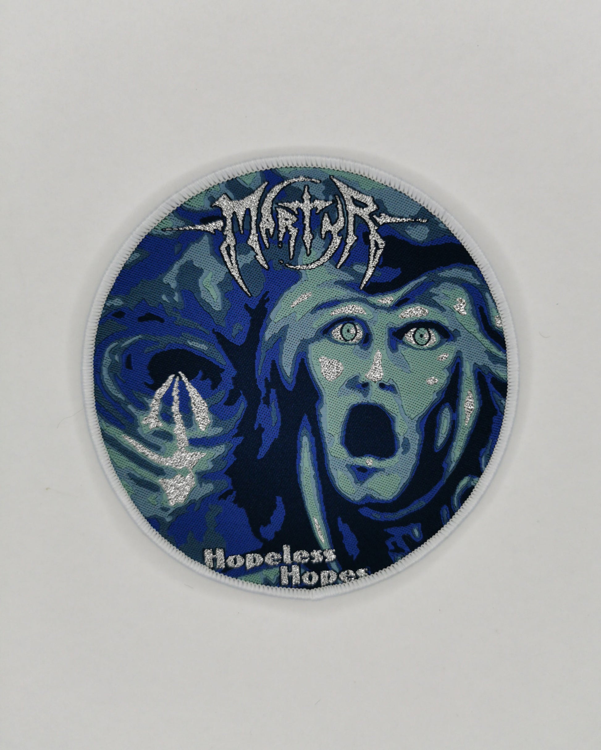Temporal Dimensions Patches Martyr Hopeless Hopes White Border Woven Patch