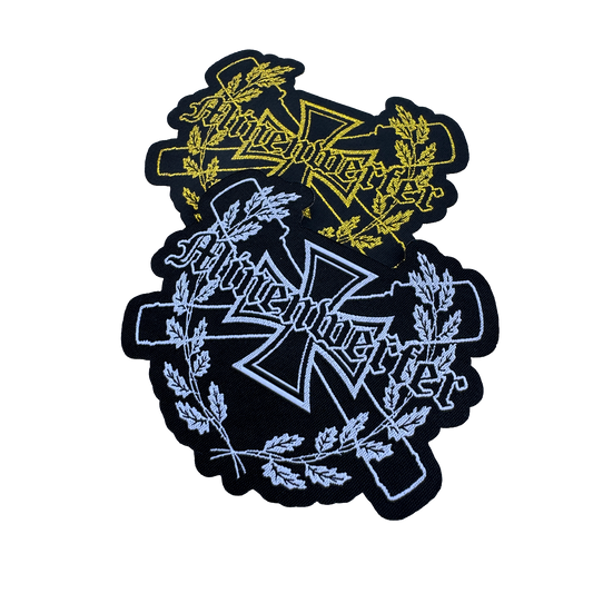 Temporal Dimensions Patches Minenwerfer Laser Cut Metal Woven Patches