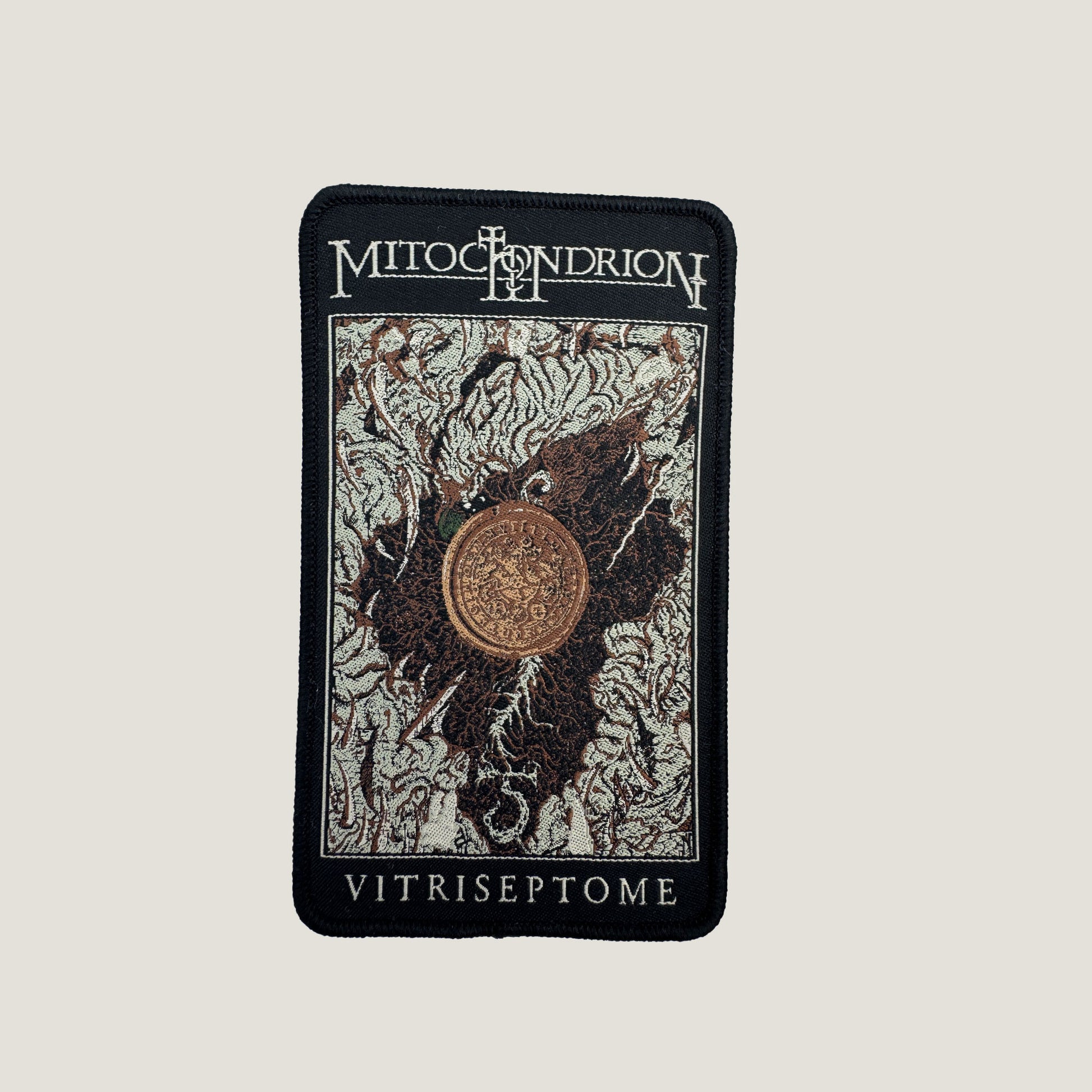 Temporal Dimensions Patches Mitochondrion Vitriseptome Black Border Woven Patch