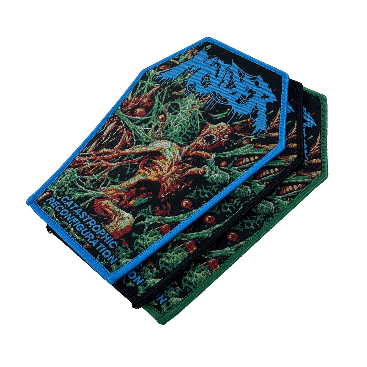 Temporal Dimensions Patches Molder Catastrophic Reconfiguration Metal Woven Patches