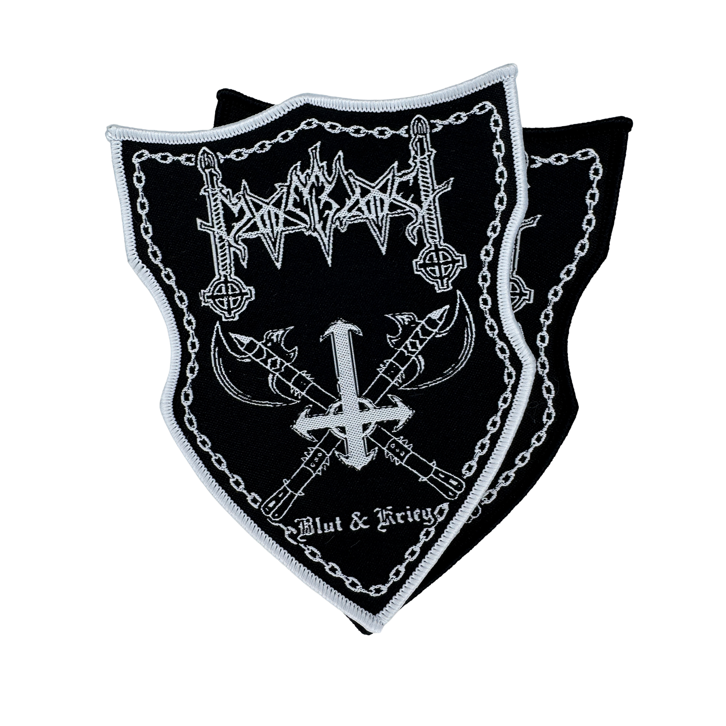 Temporal Dimensions Patches Moonblood Blut and Krieg Woven Patches