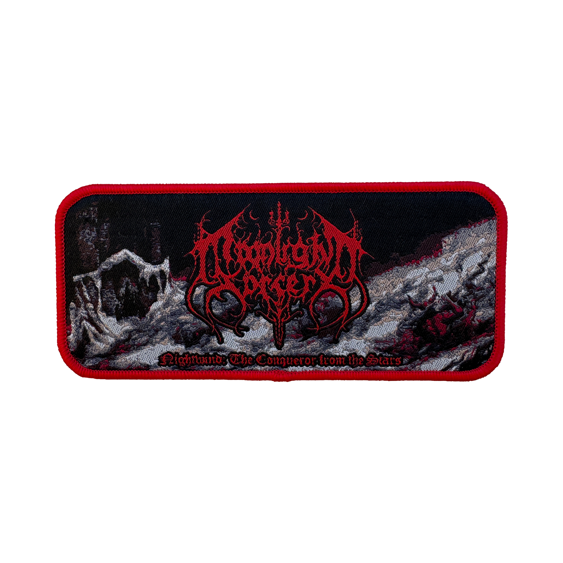 Temporal Dimensions Patches Moonlight Sorcery Nightwind The Conqueror from the Stars Red Border Woven Patch
