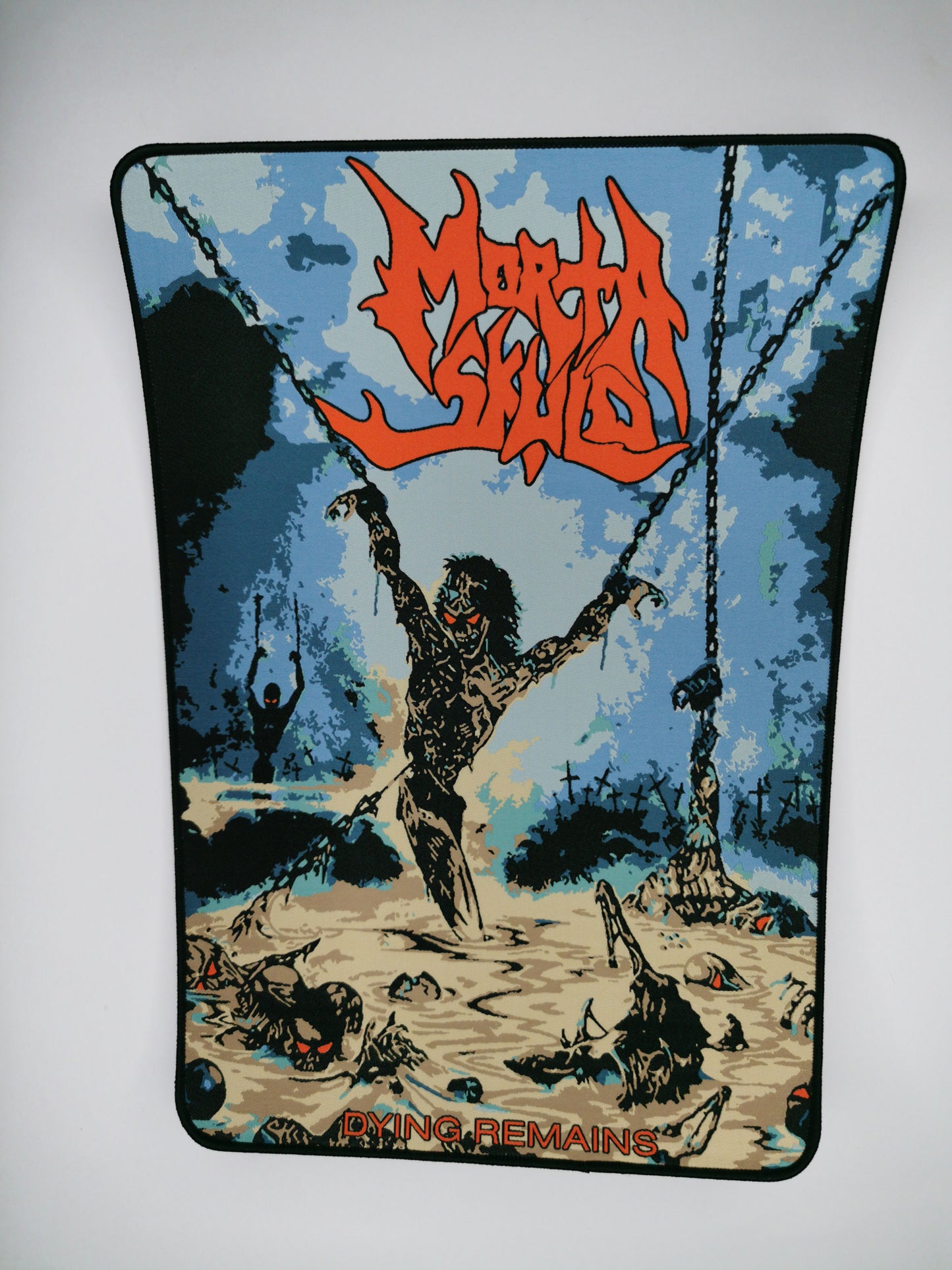 Temporal Dimensions Patches Morta Skuld Dying Remains Black Border Woven Backpatch