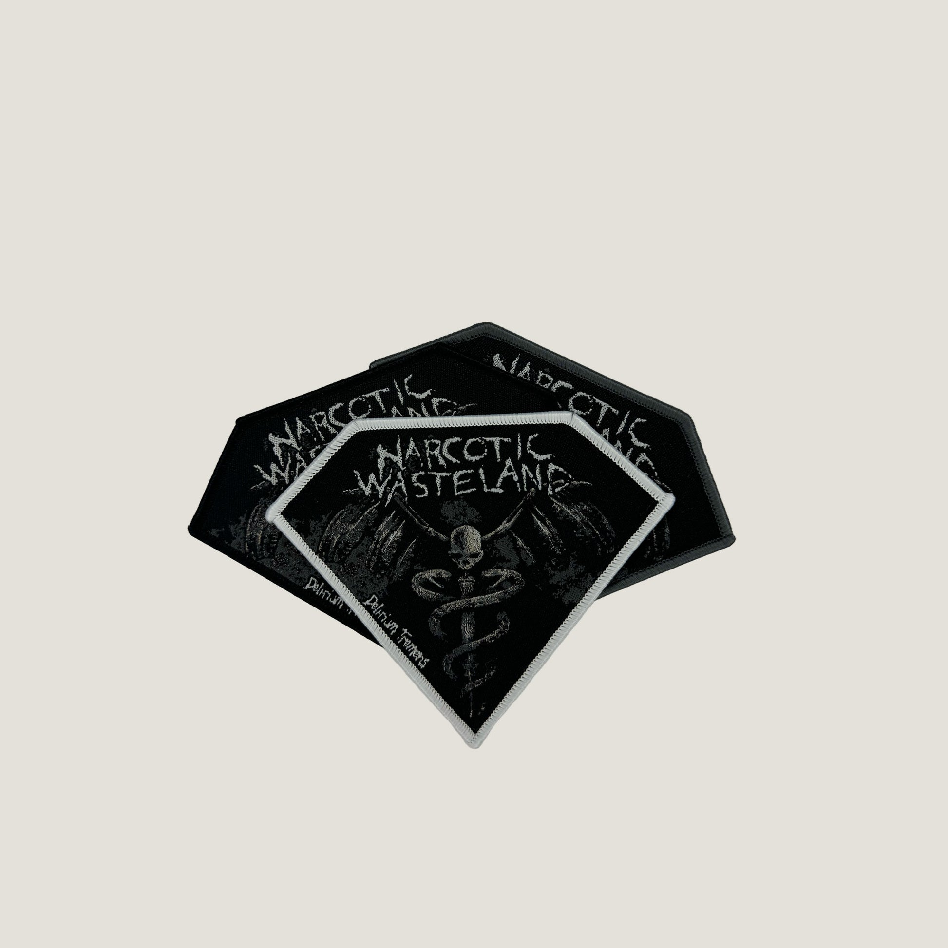 Temporal Dimensions Patches Narcotic Wasteland Delirium Tremens Woven Patches