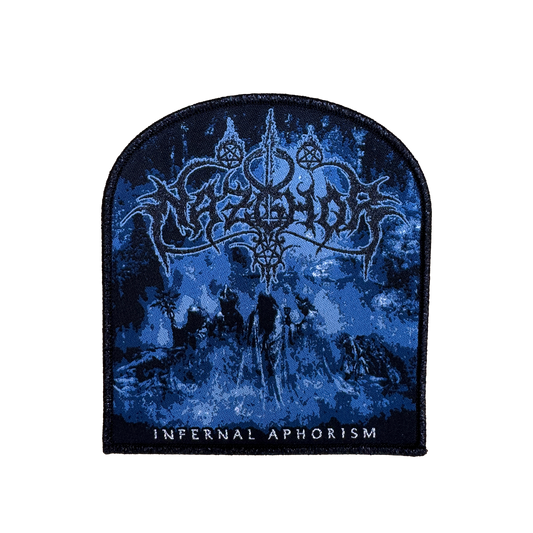 Temporal Dimensions Patches Nazghor Infernal Aphorism Black Glitter Border Woven Patch