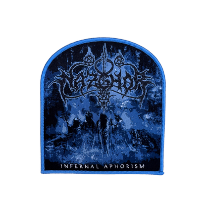 Temporal Dimensions Patches Nazghor Infernal Aphorism Blue Border Woven Patch