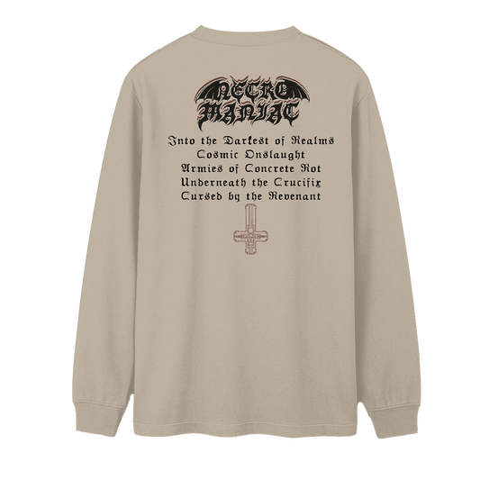 Temporal Dimensions Patches Necromaniac Morbid Metal Longsleeve Back