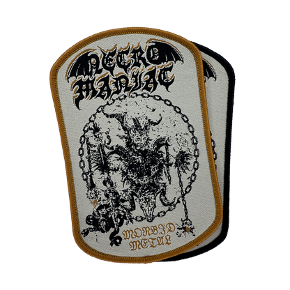 Temporal Dimensions Patches Necromaniac Morbid Metal Woven Patches