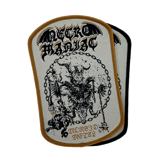 Temporal Dimensions Patches Necromaniac Morbid Metal Woven Patches