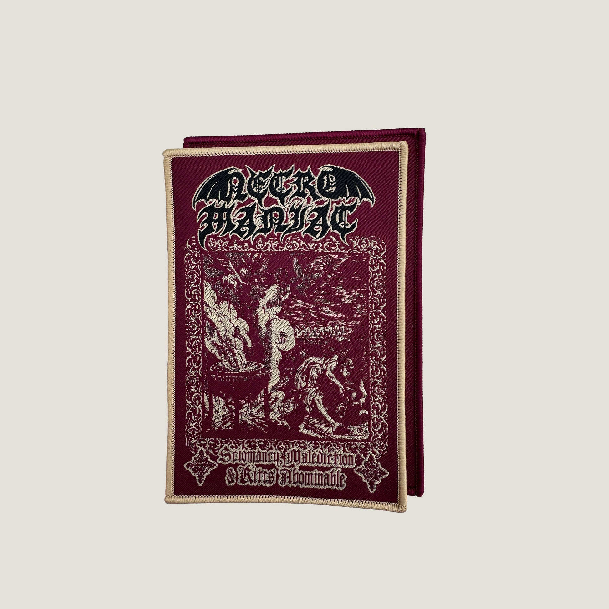Temporal Dimensions Patches Necromaniac Sciomancy Malediction & Rites Abominable Woven Patches