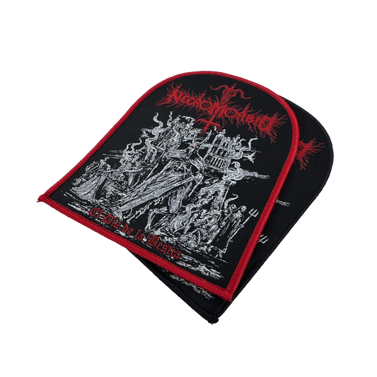 Temporal Dimensions Patches Necromorbid El día de la bestia Metal Woven Patches
