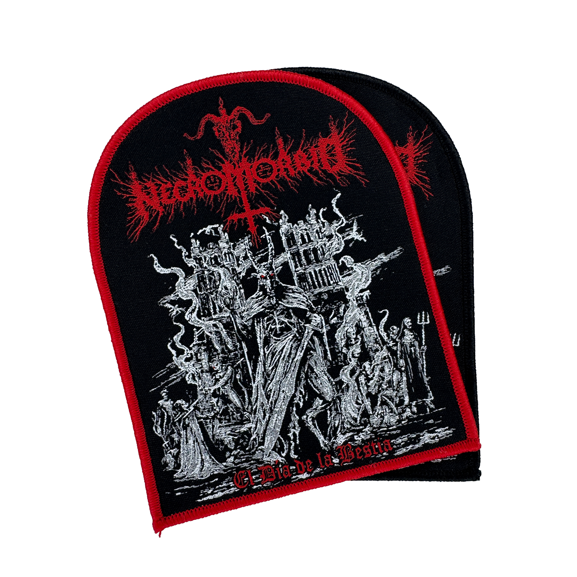 Temporal Dimensions Patches Necromorbid El día de la bestia Woven Patches