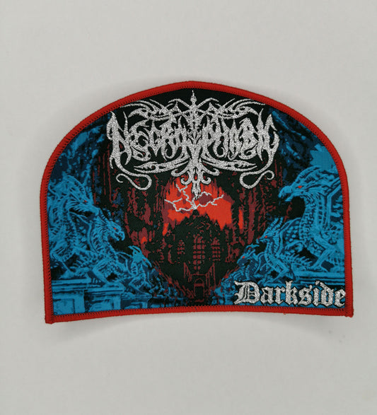 Temporal Dimensions Patches Necrophobic Darkside Red Border Woven Patch
