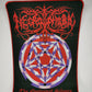 Necrophobic The Nocturnal Silence Red Border Woven Backpatch