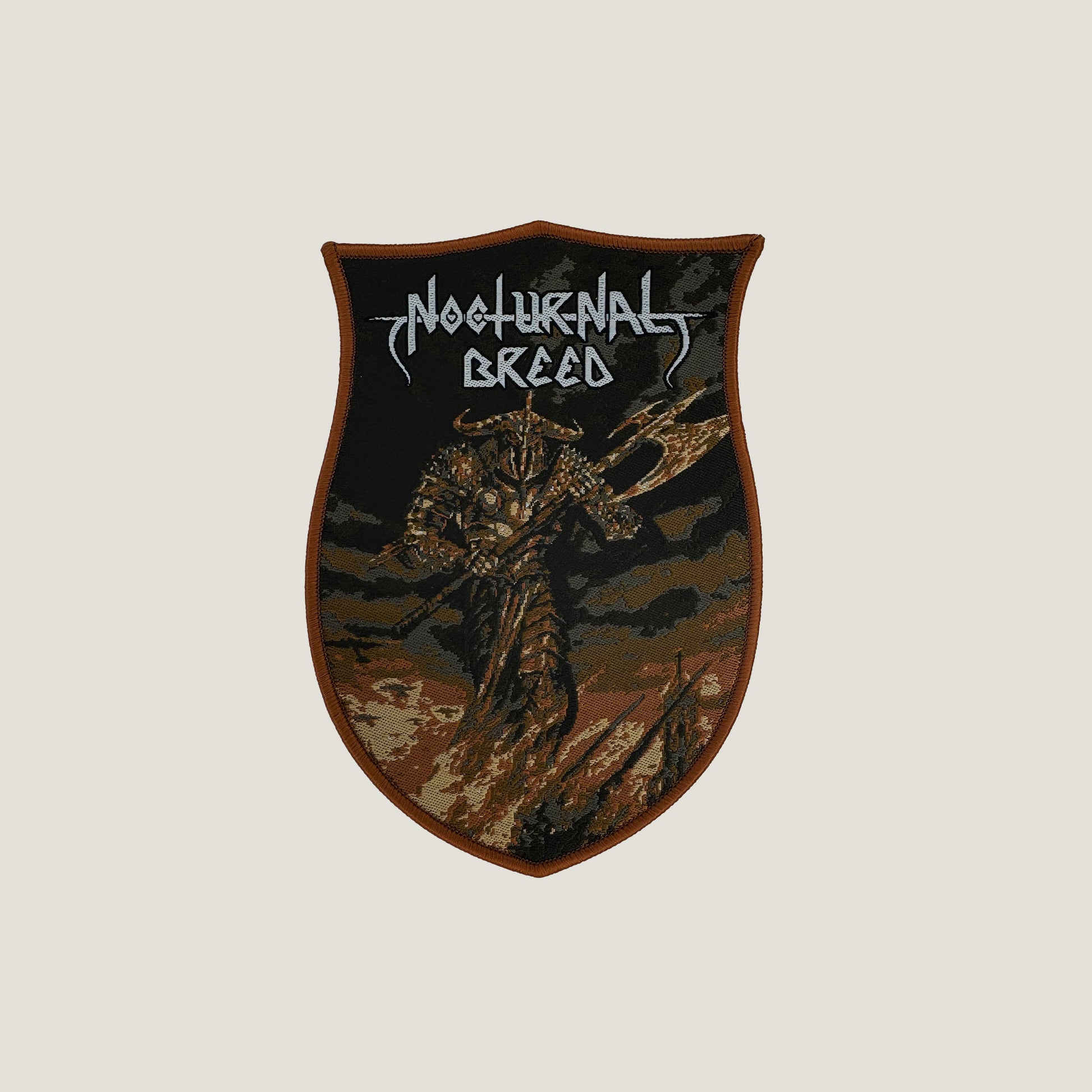Temporal Dimensions Patches Nocturnal Breed Aggressor Dark Orange Border Woven Patch