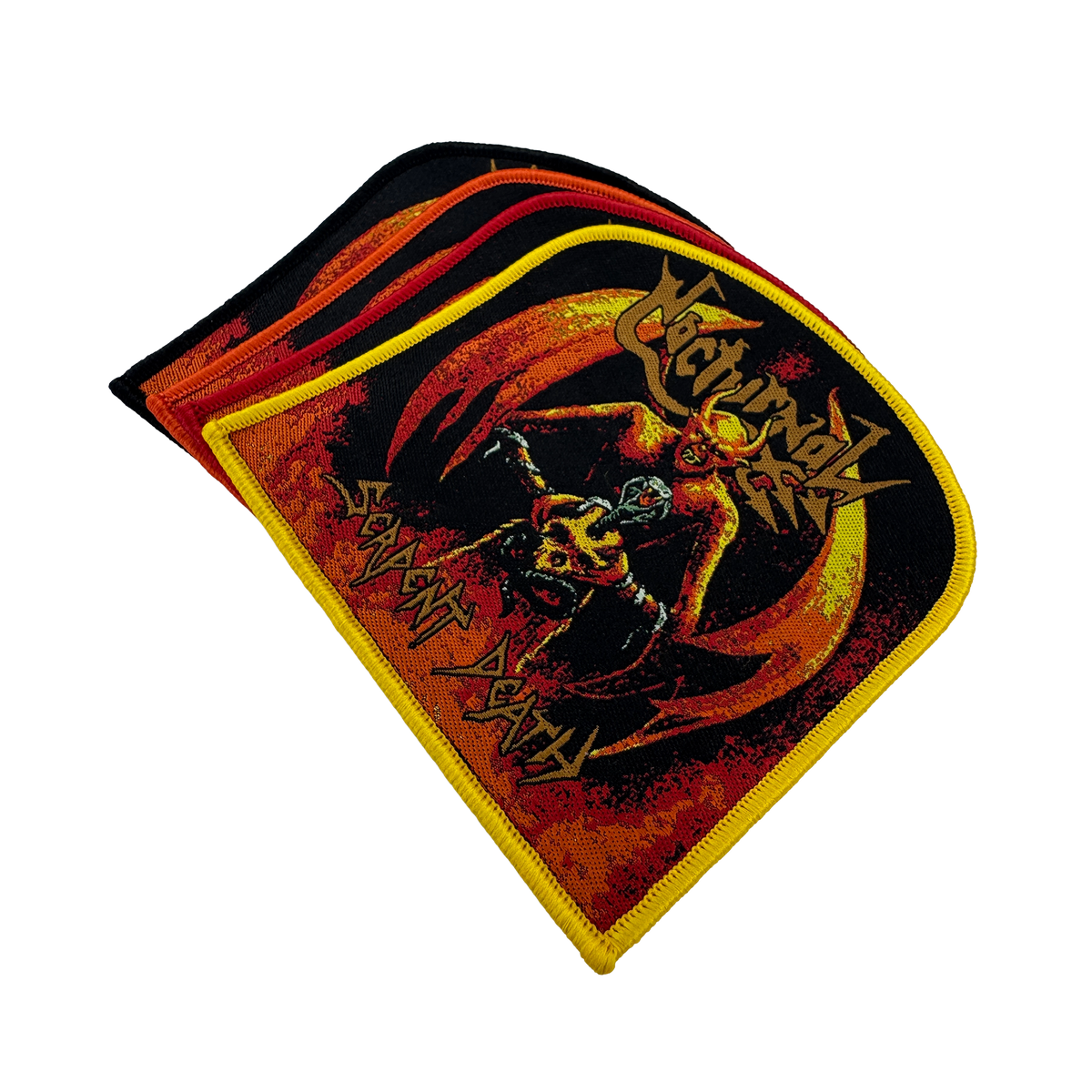 Temporal Dimensions Patches Nocturnal Serpent Death Metal Woven Patches