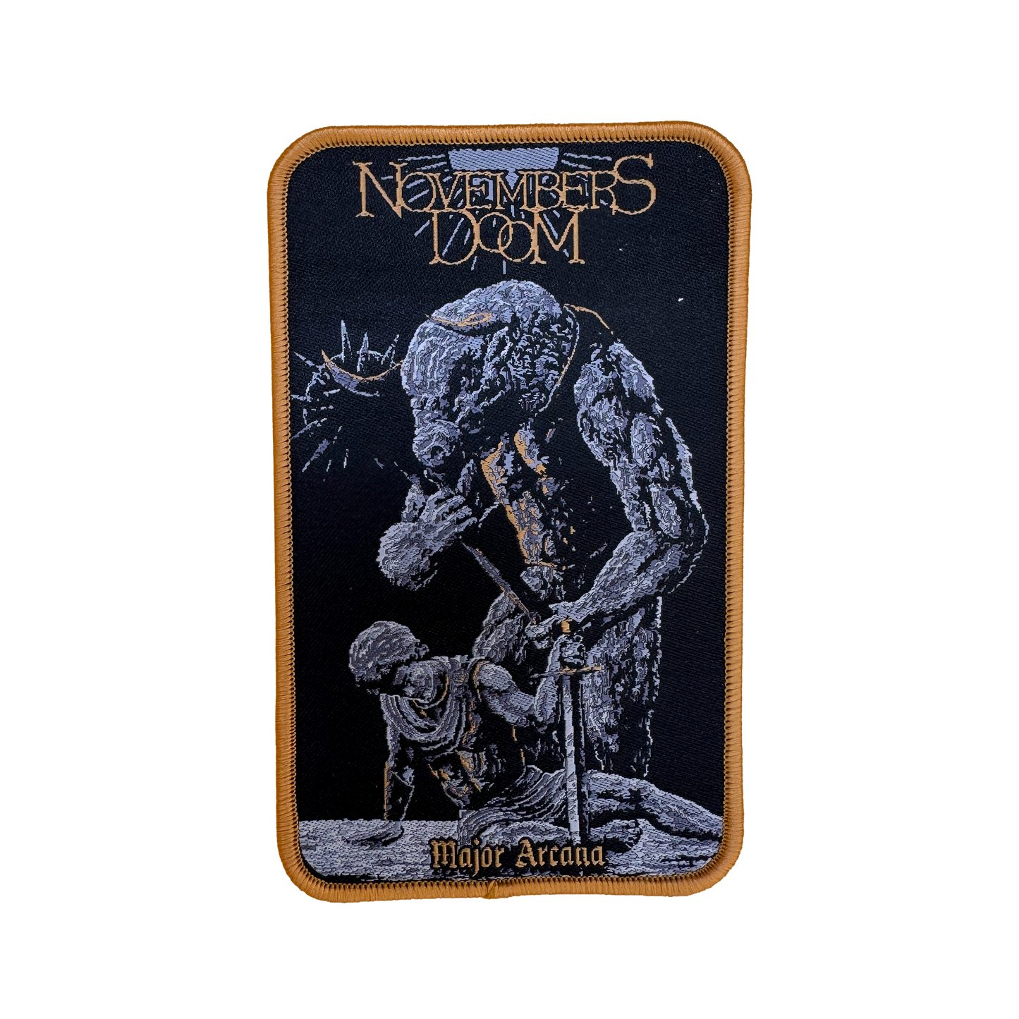 Temporal Dimensions Patches Novembers Doom Major Arcana Yellow Border Woven Patch
