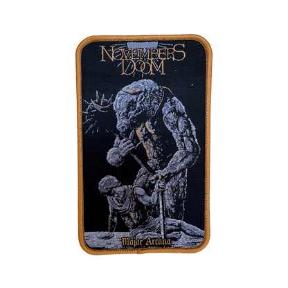 Temporal Dimensions Patches Novembers Doom Major Arcana Yellow Border Woven Patch