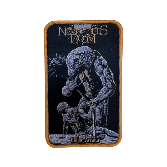 Temporal Dimensions Patches Novembers Doom Major Arcana Yellow Border Woven Patch