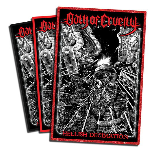 Temporal Dimensions Patches Oath of Cruelty Hellish Decimation Woven Metal Patches