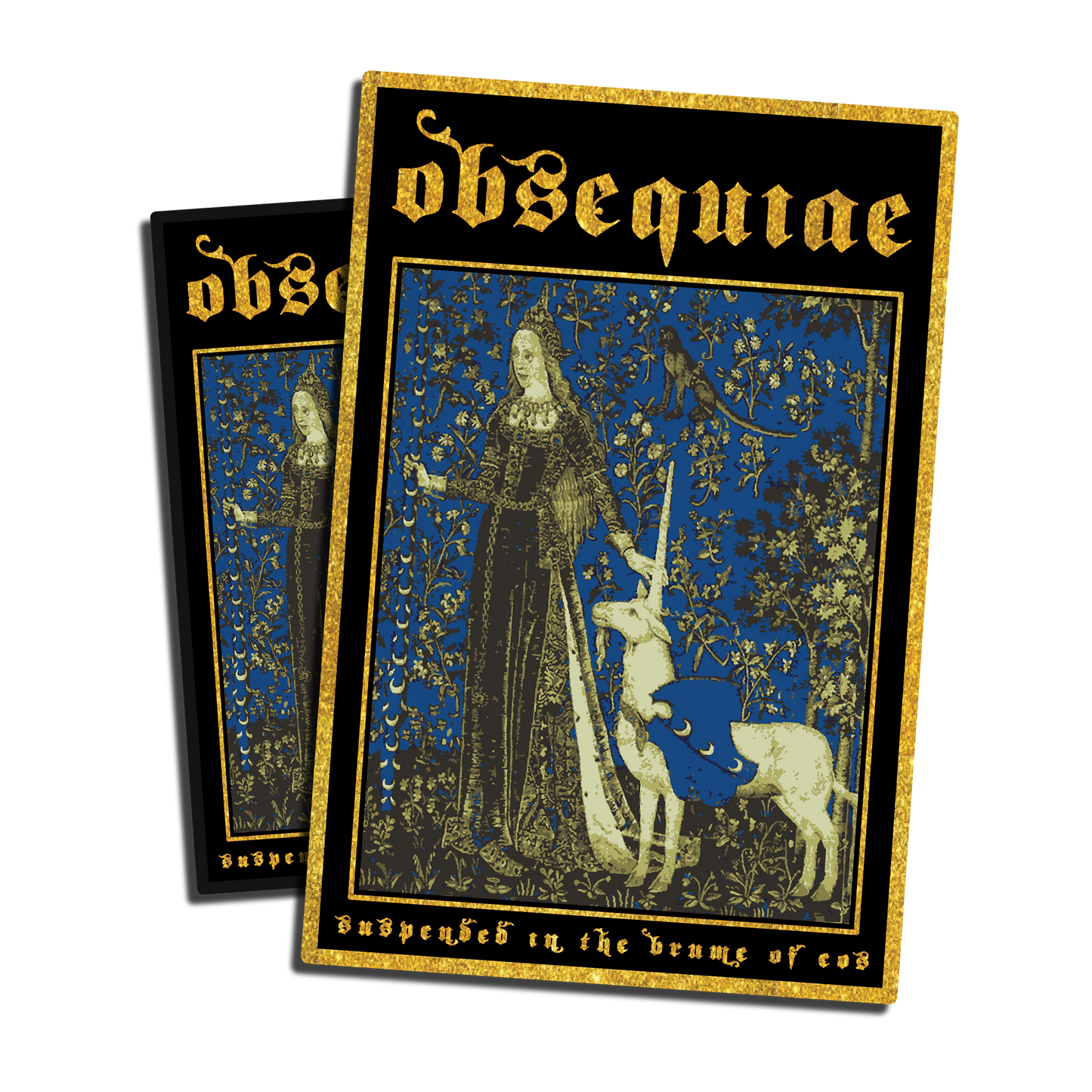 Temporal Dimensions Patches Obsequiae Suspended in the Brume of Eos Woven Metal Patches