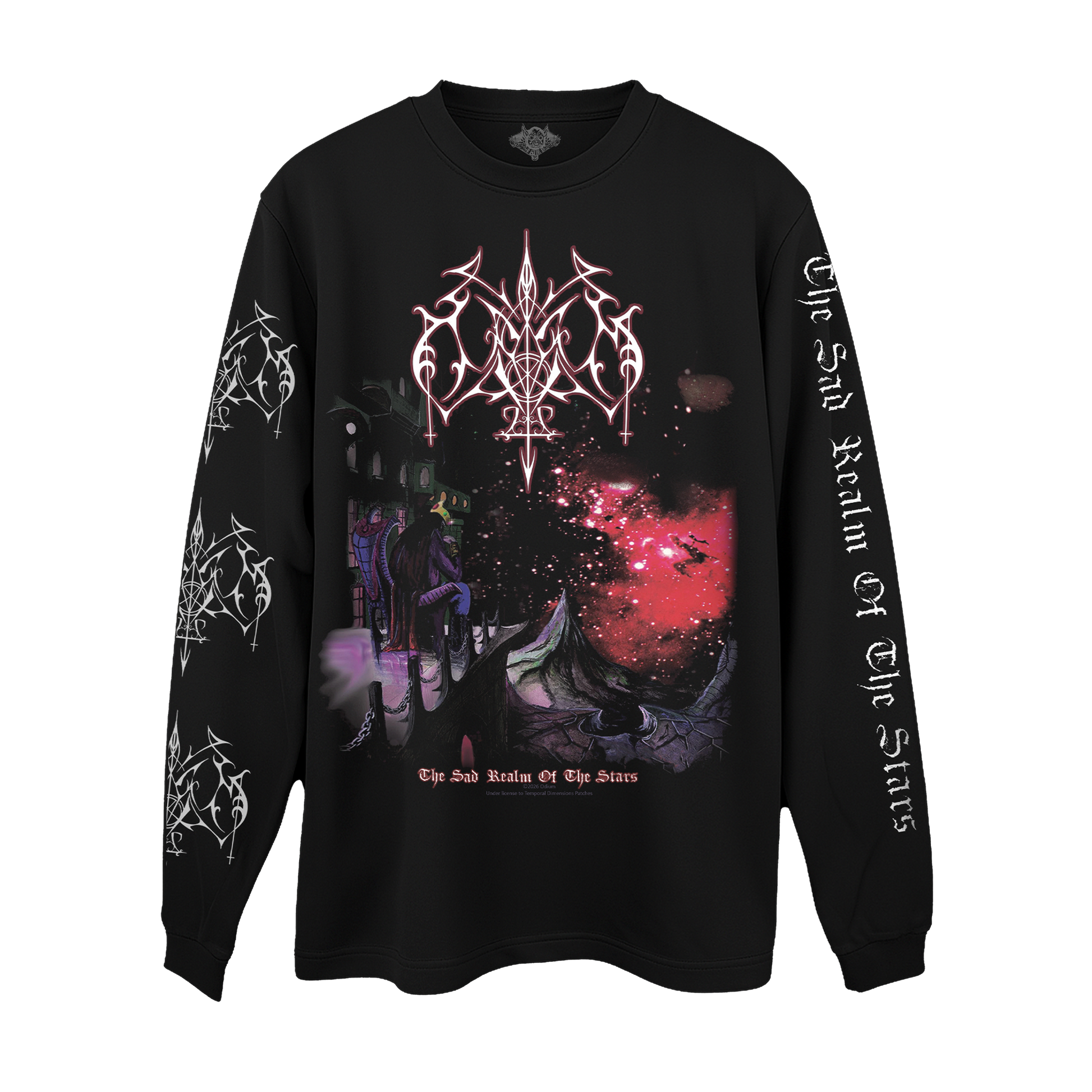 Temporal Dimensions Patches Odium The Sad Realm of the Stars Longsleeve Front