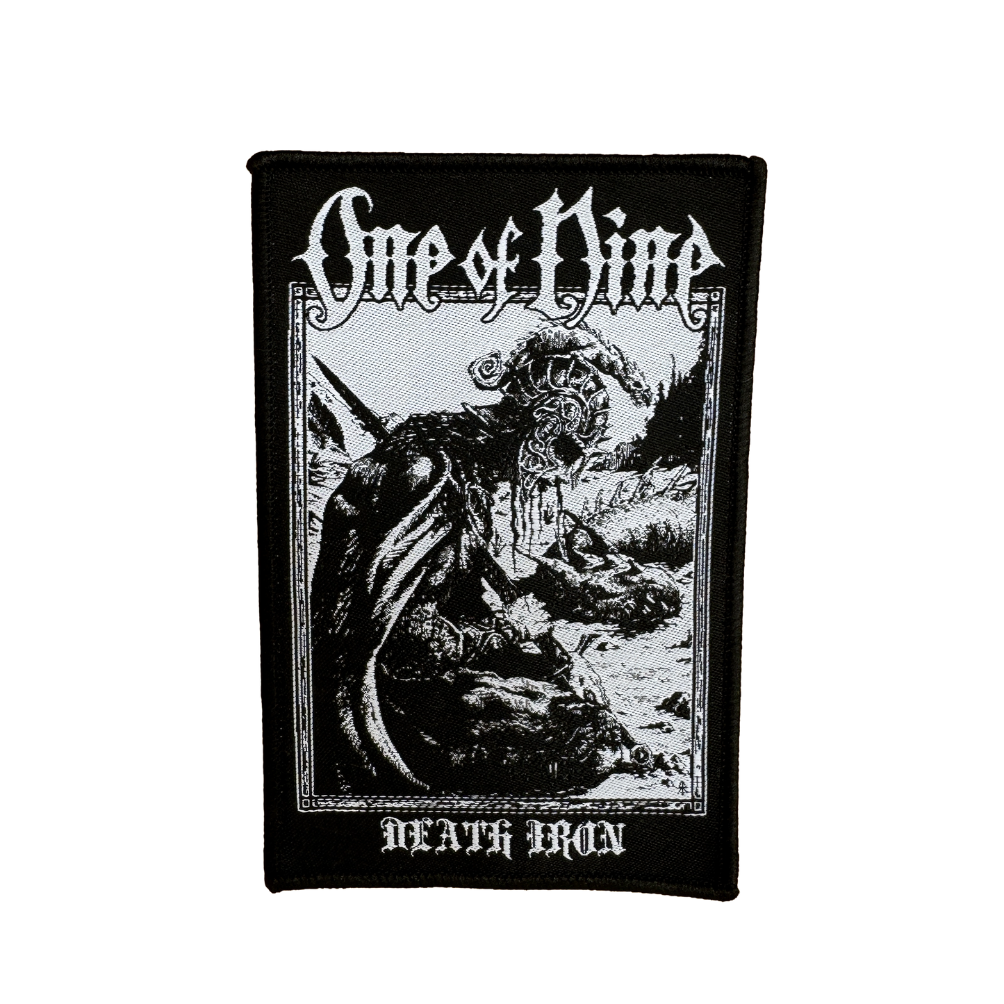 Temporal Dimensions Patches One Of Nine Death Iron Bundle Black Border Woven Patch