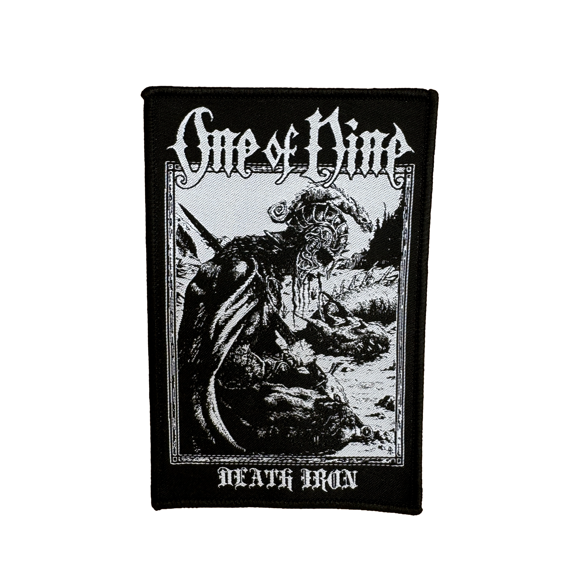 Temporal Dimensions Patches One Of Nine Death Iron Bundle Black Border Woven Patch