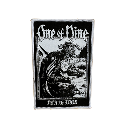 Temporal Dimensions Patches One Of Nine Death Iron Bundle White Border Woven Patch