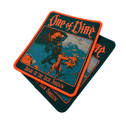 Temporal Dimensions Patches One of Nine Dawn of the Iron Shadow Metal Woven Patches