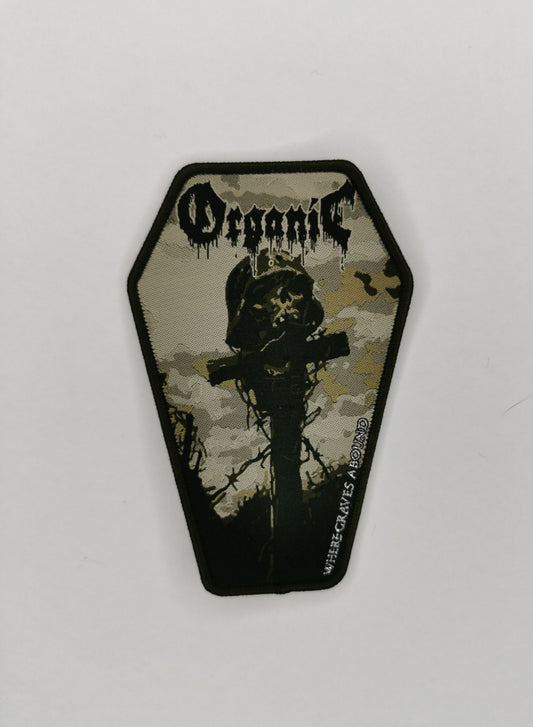Temporal Dimensions Patches Organic Where Graves Abound Brown Border Woven Patch