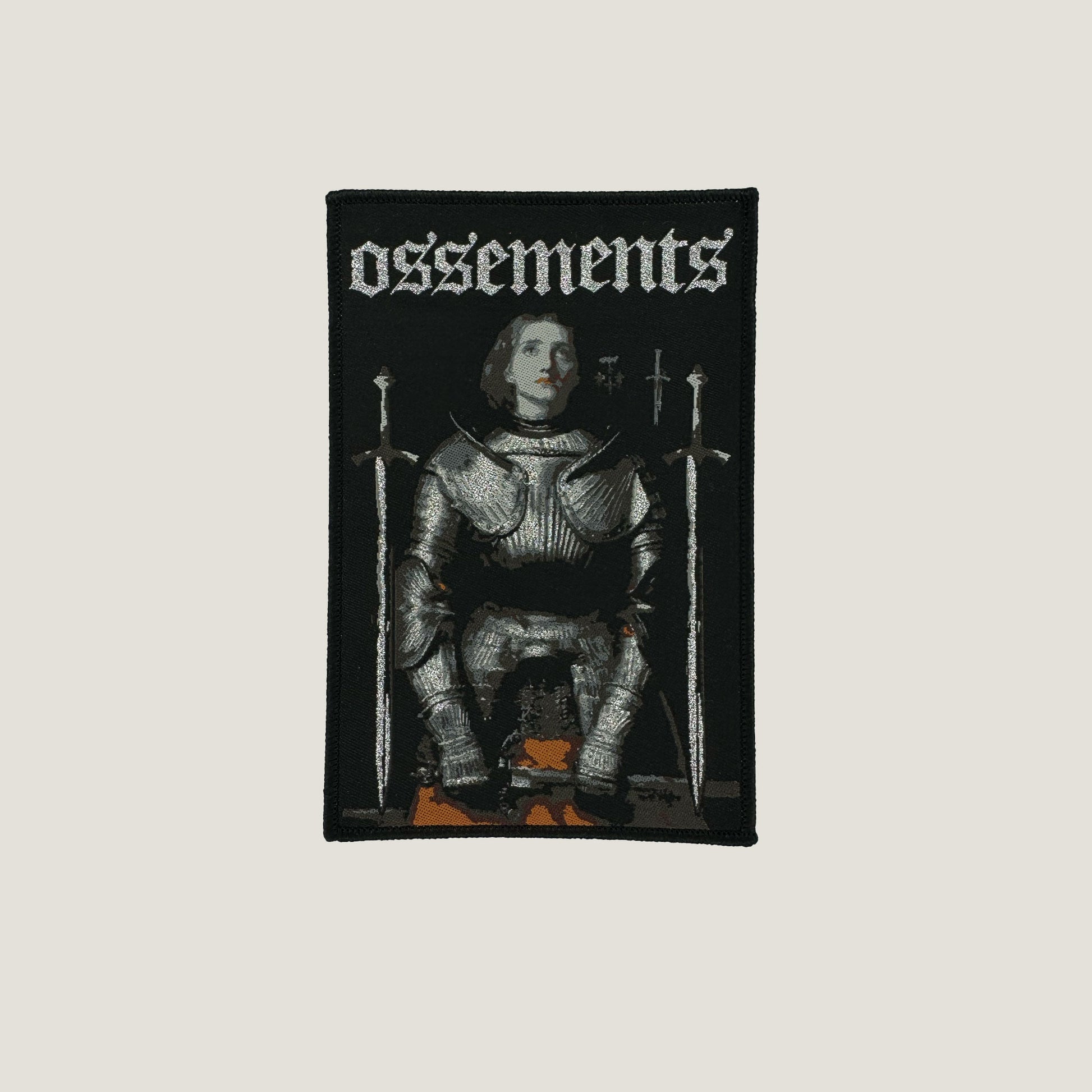 Temporal Dimensions Patches Ossements IV Black Border Woven Patch