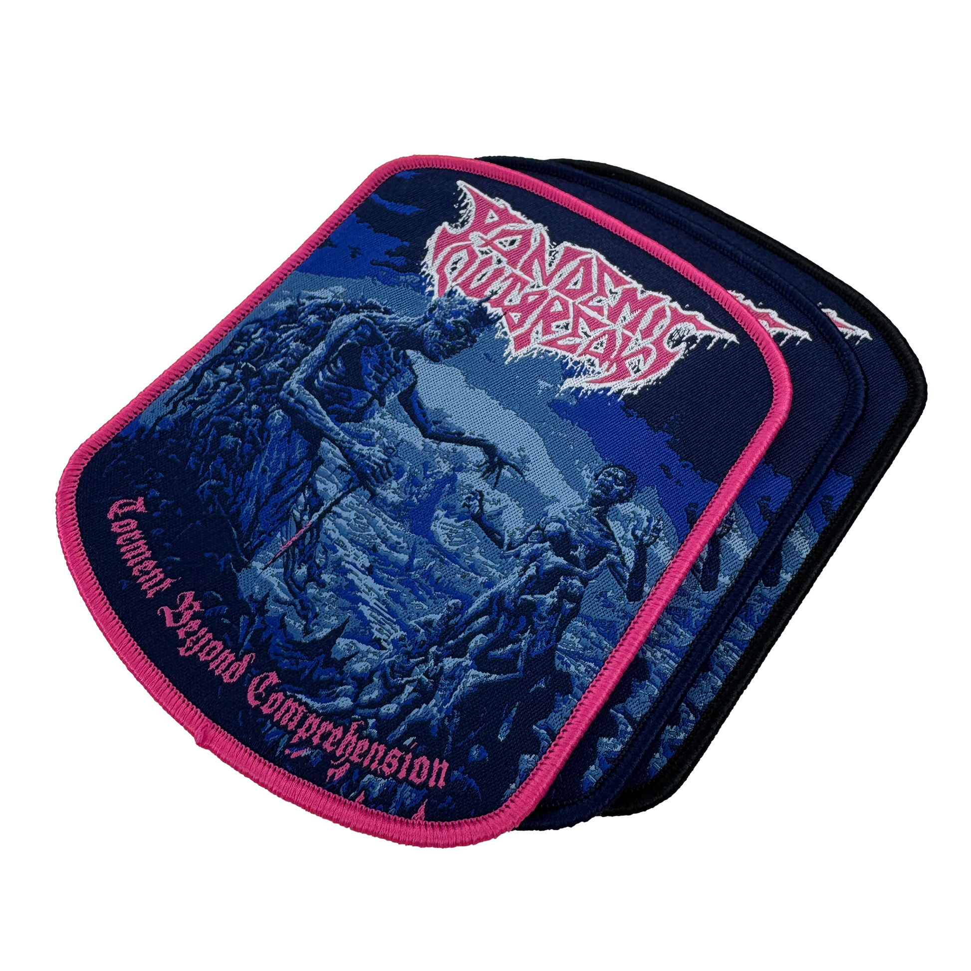 Temporal Dimensions Patches Pandemic Outbreak Torment Beyond Comprehension Metal Woven Patches