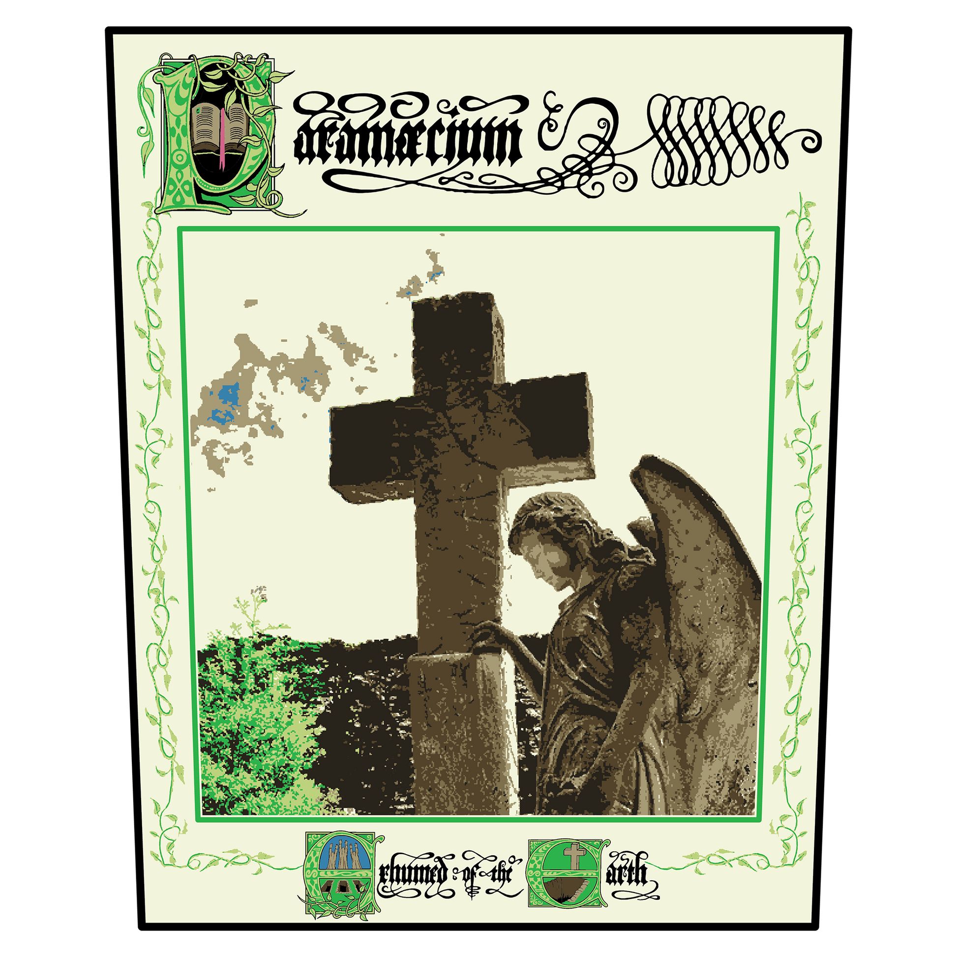 Temporal Dimensions Patches Paramaecium Exhumed of the Earth Black Border Woven Backpatch