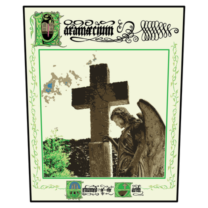 Temporal Dimensions Patches Paramaecium Exhumed of the Earth Black Border Woven Backpatch