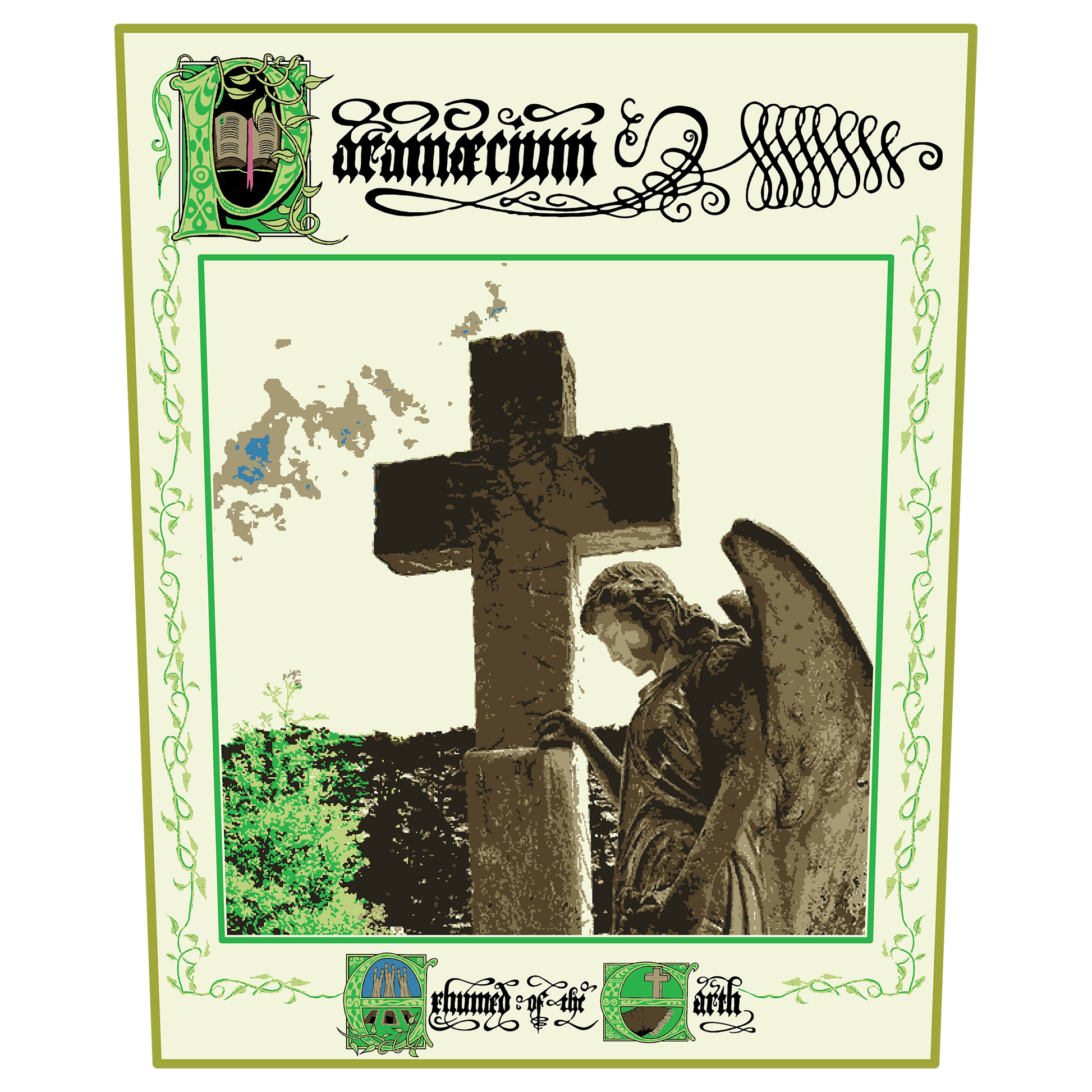 Temporal Dimensions Patches Paramaecium Exhumed of the Earth Lime Border Woven Backpatch