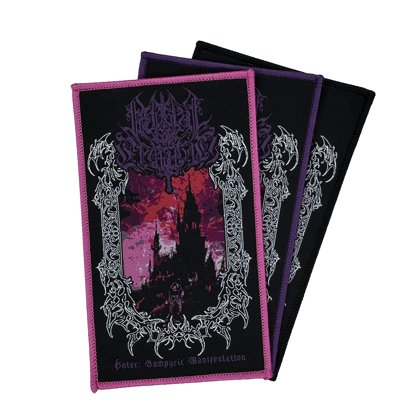 Temporal Dimensions Patches Pedestal for Leviathan Enter Vampyric Manifestation Woven Patches