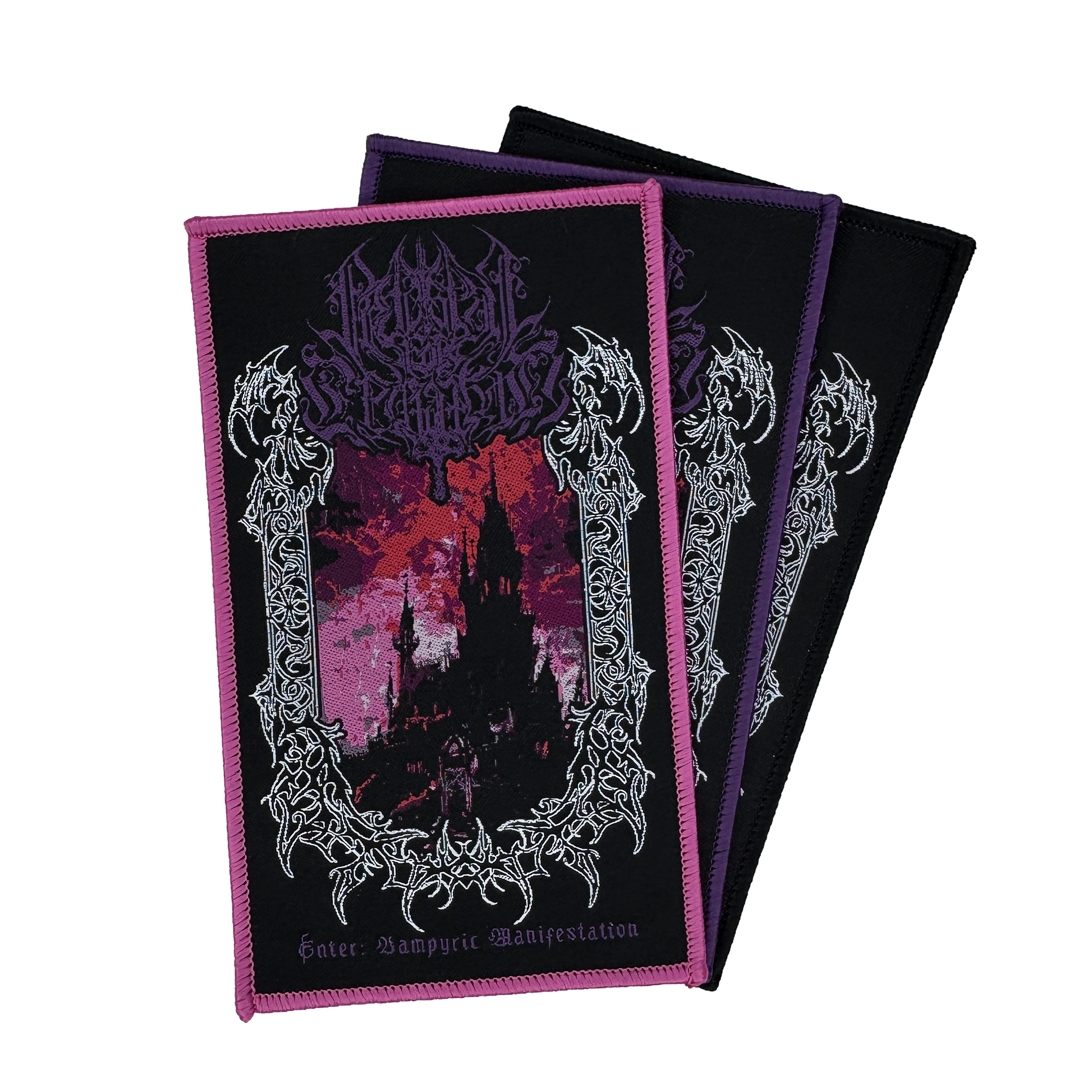 Temporal Dimensions Patches Pedestal for Leviathan Enter Vampyric Manifestation Woven Patches