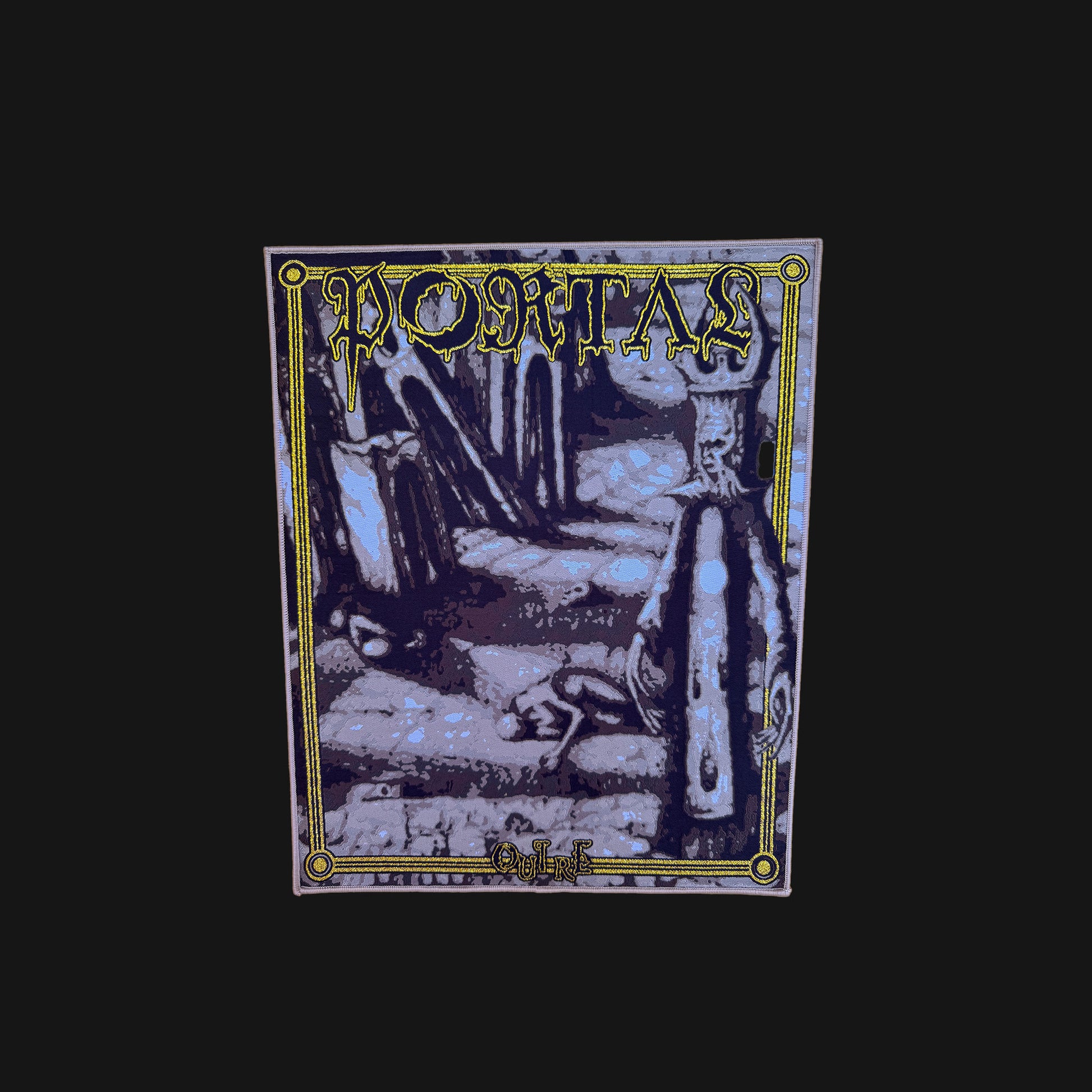 Temporal Dimensions Patches Portal Outre Brown Border Woven Backpatch