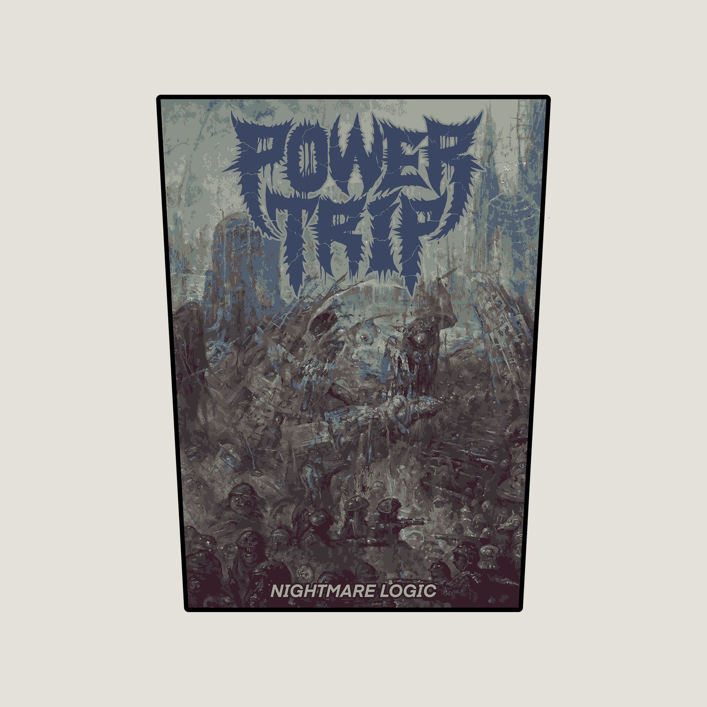Temporal Dimensions Patches Powertrip Nightmare Logic Black Border Woven Backpatch