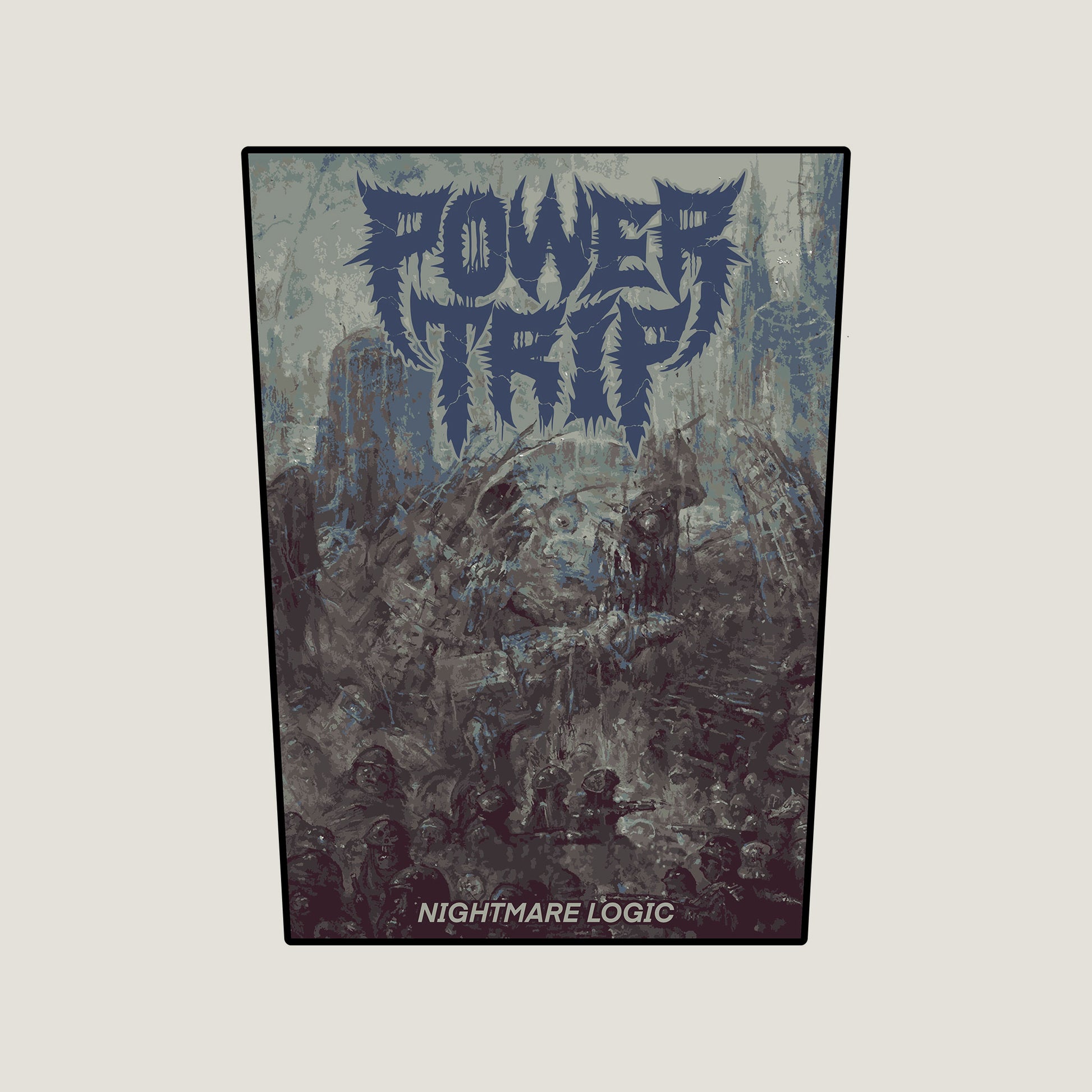 Temporal Dimensions Patches Powertrip Nightmare Logic Black Border Woven Backpatch