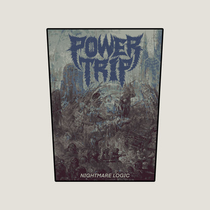 Temporal Dimensions Patches Powertrip Nightmare Logic Black Border Woven Backpatch