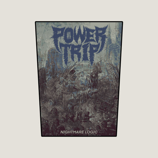 Temporal Dimensions Patches Powertrip Nightmare Logic Black Border Woven Backpatch