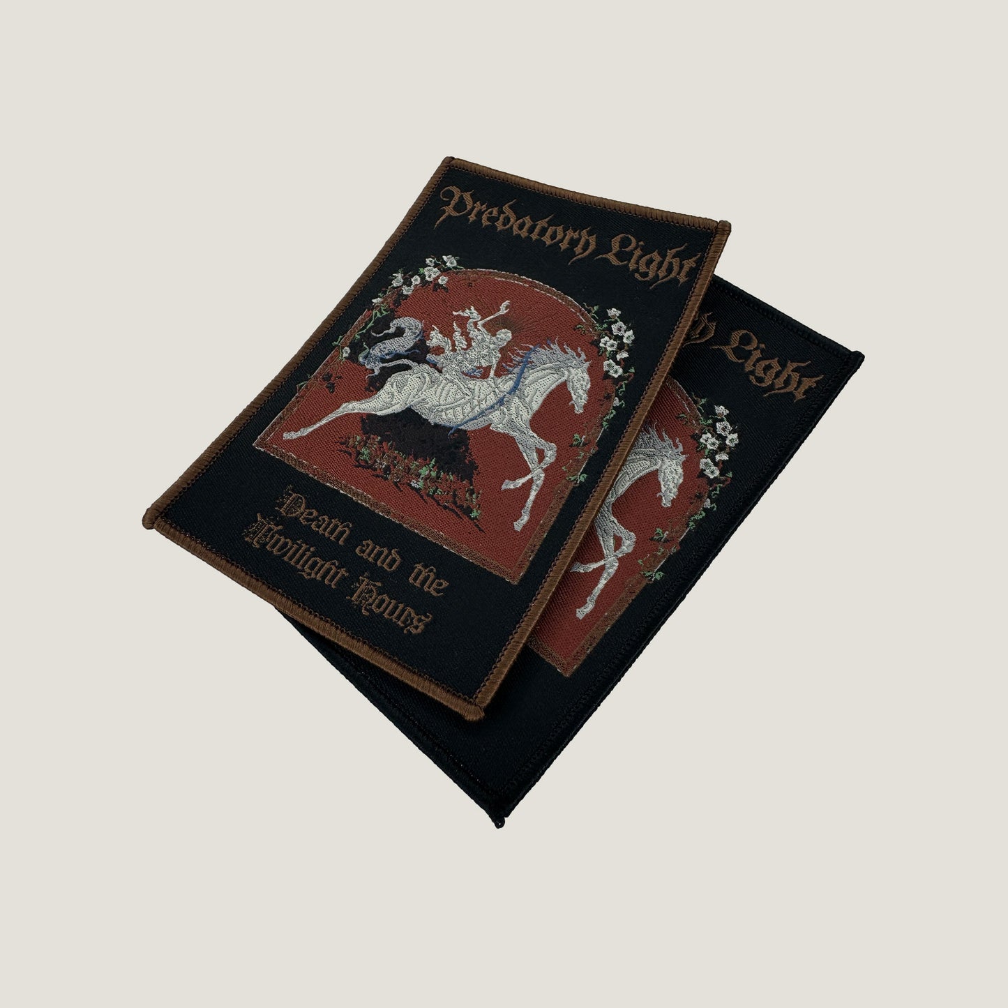 Temporal Dimensions Patches Predatory Light Death And The Twilight Hours Metal Woven Patches
