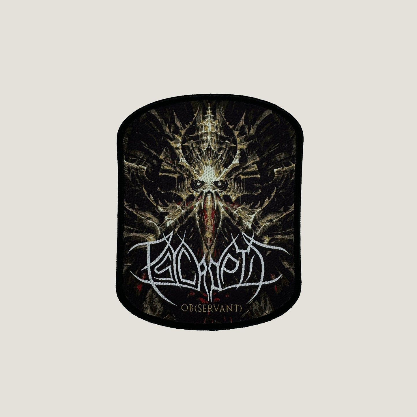 Temporal Dimensions Patches Psycroptic Ob(Servant) Black Border Woven Patch