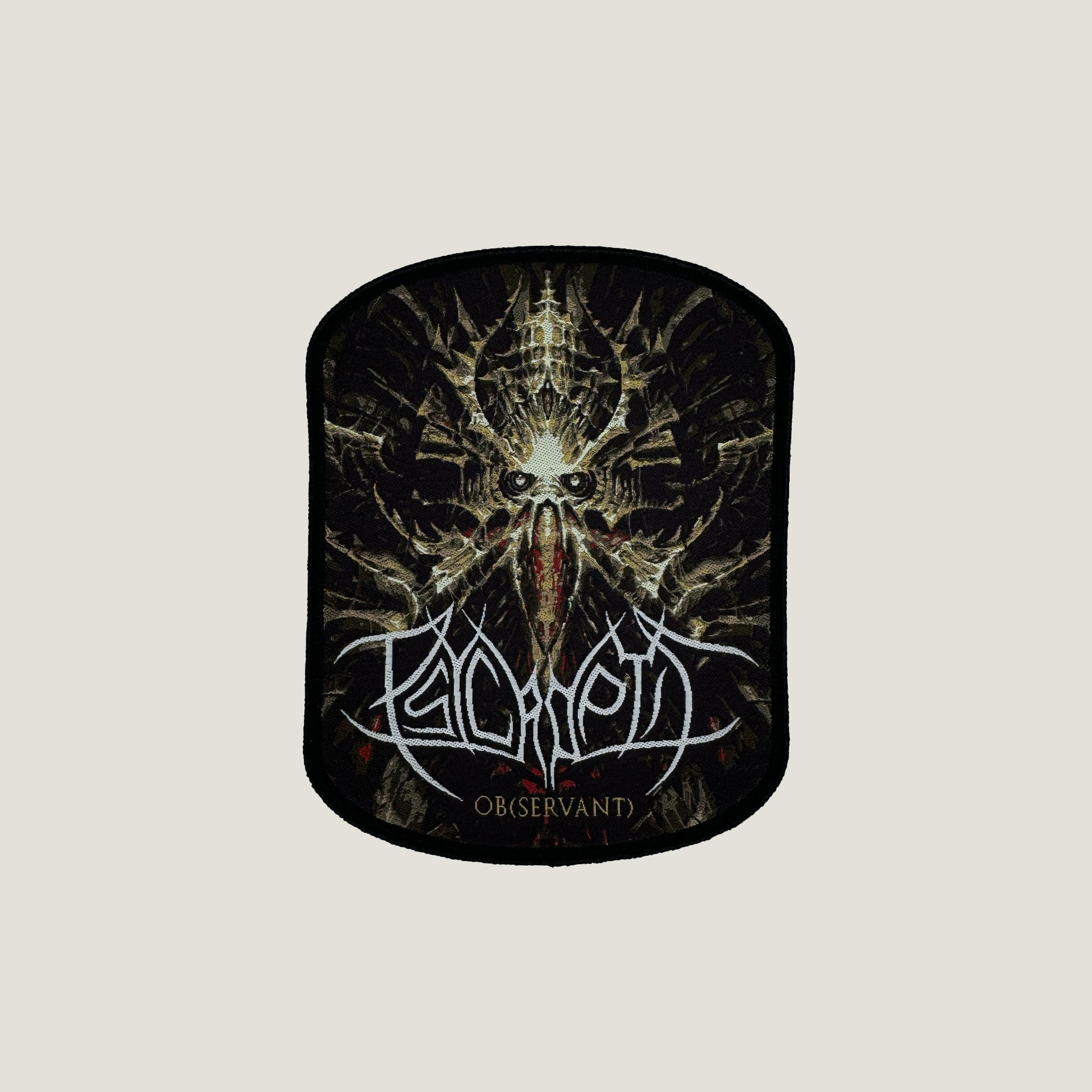 Temporal Dimensions Patches Psycroptic Ob(Servant) Black Border Woven Patch